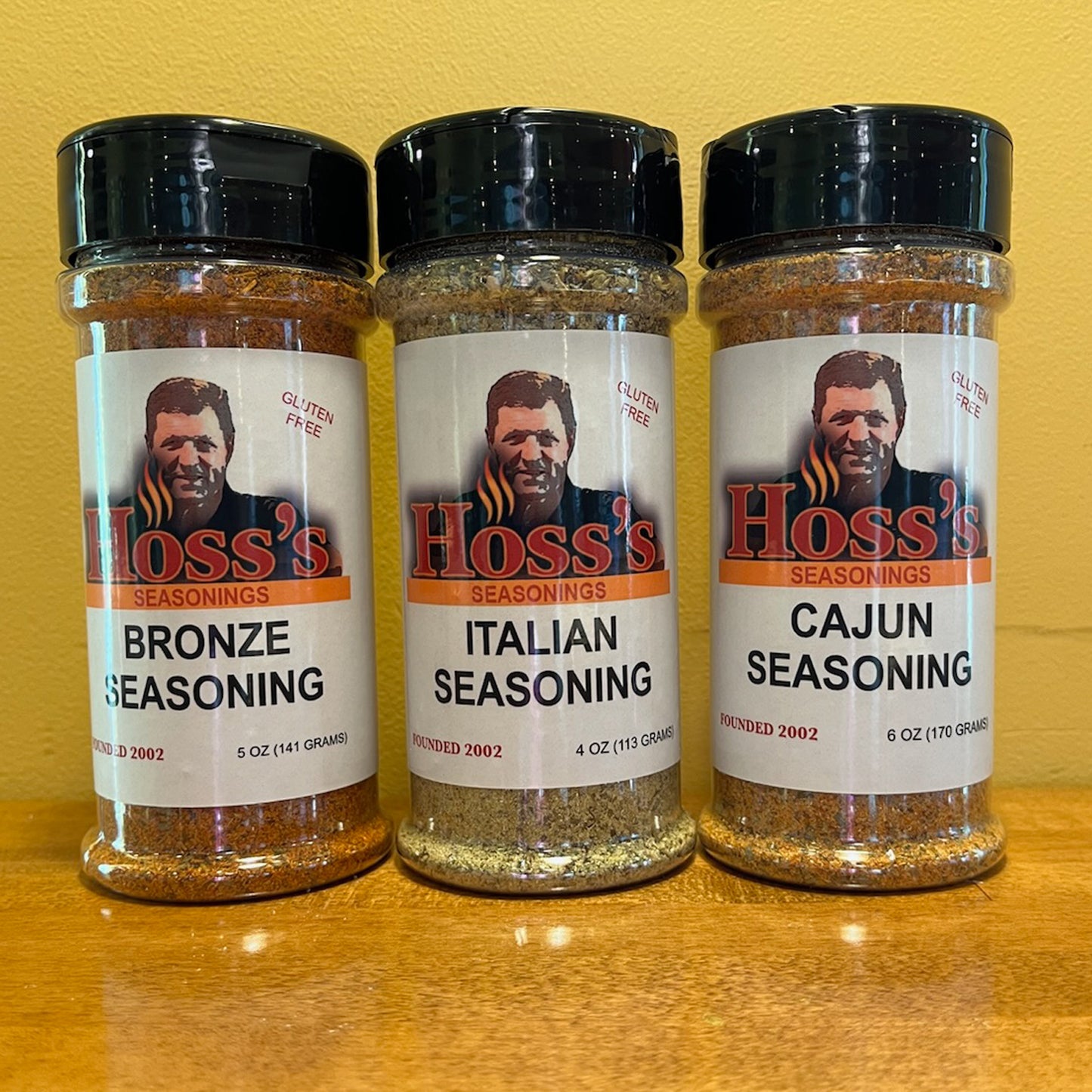 Cooking Trio: Bronze Seasoning, Italian Seasoning and Cajun Seasoning